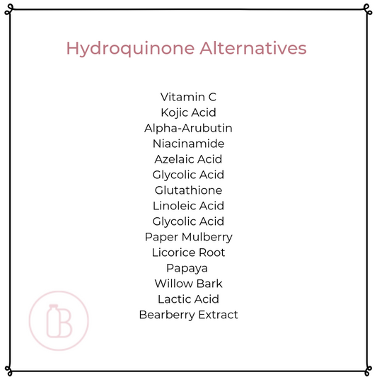 Hydroquinone 101 + Alternatives